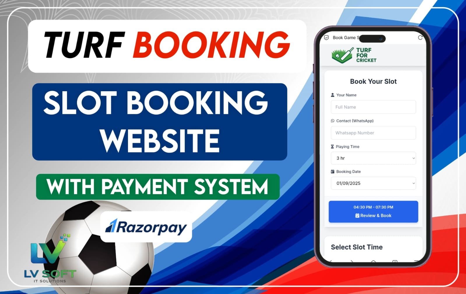 अपने TURF/ क्रिकेट बॉक्स के लिए ऑनलाइन बुकिंग का आसान सिस्टम बनवाएं !